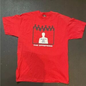 NEW Vintage GIANT The Offspring Guilty As Sin Folsom Prison Tour T Shirt 90s XL